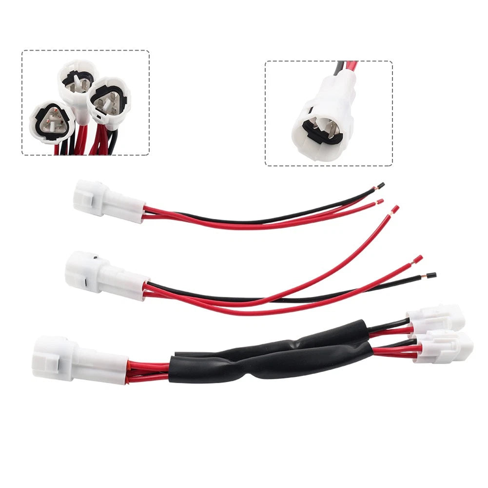 3X Power Outlet Splitter Plug USB Charger Connector for Yamaha Tenere 700 (2019–2023)