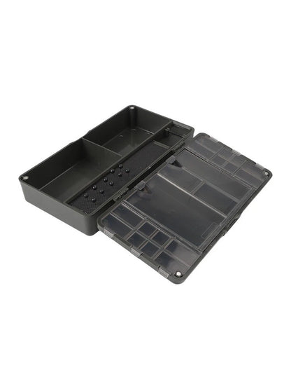 Spacious Carp Fishing Tackle Box with Rig Pins for Fishing Accessories