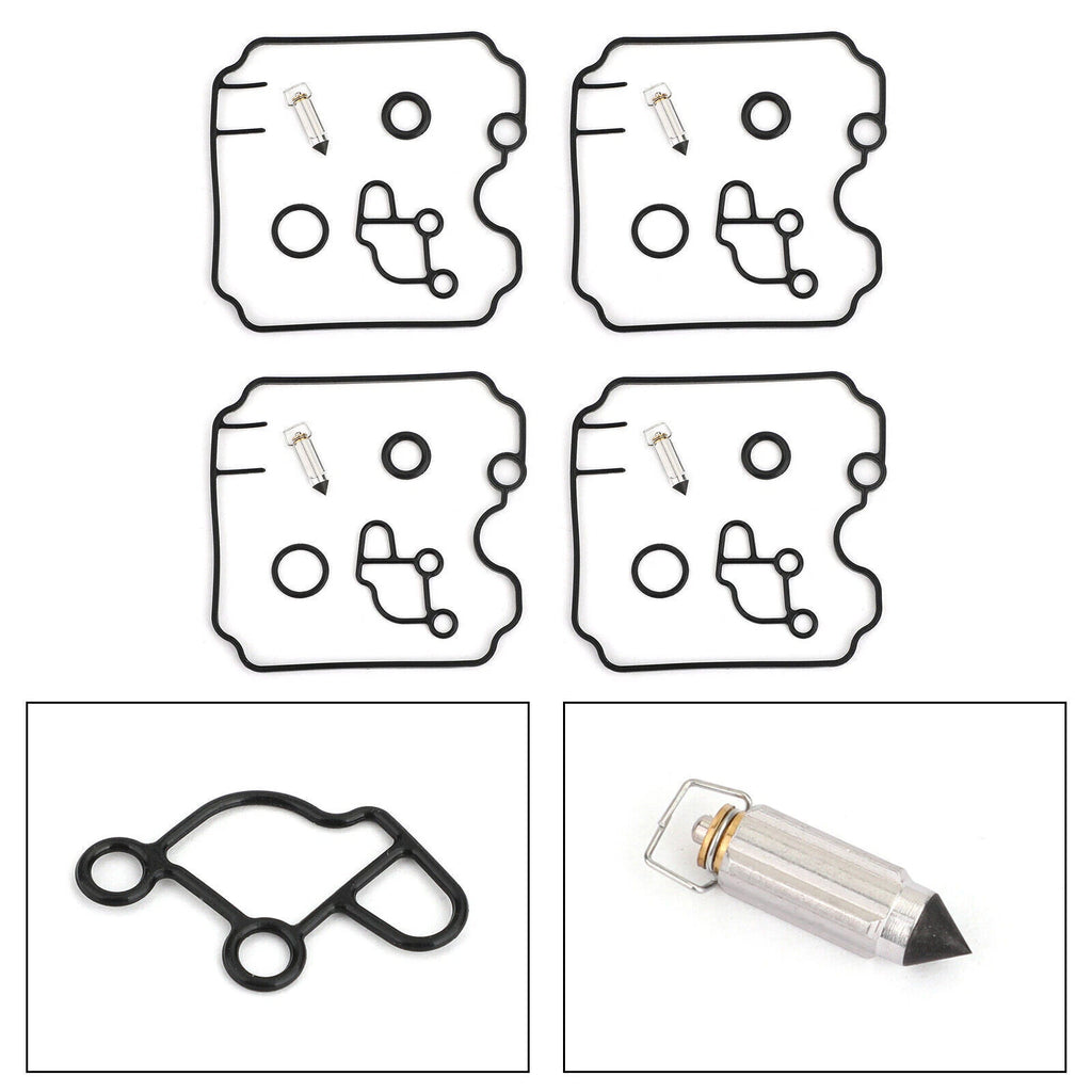 Set of 4 Carburetor Rebuild Kits for Yamaha FZR 600 (1989–1999) FZR-600 Carb