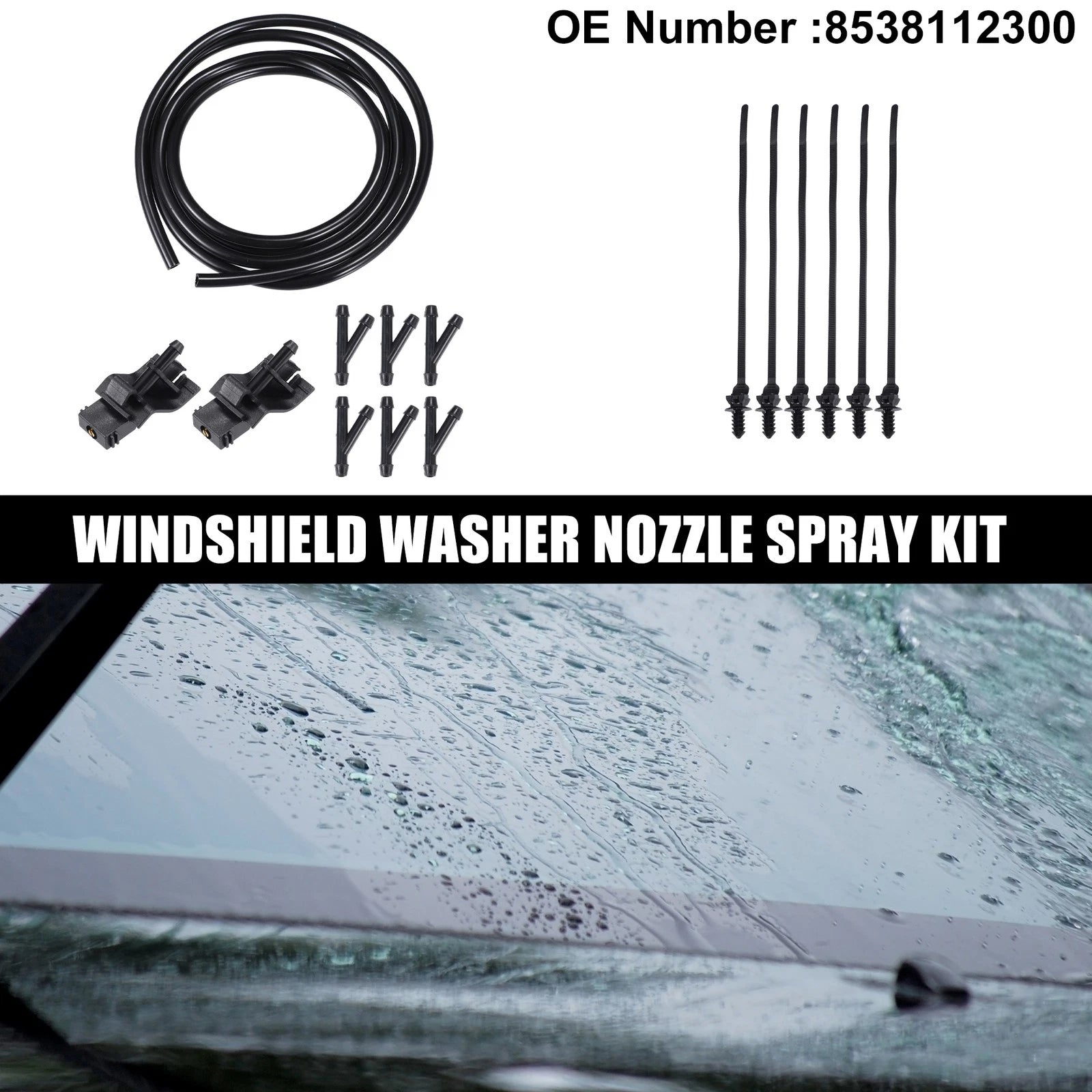 Windshield Washer Nozzle Spray Replacement for Toyota 4Runner (2003–2009)