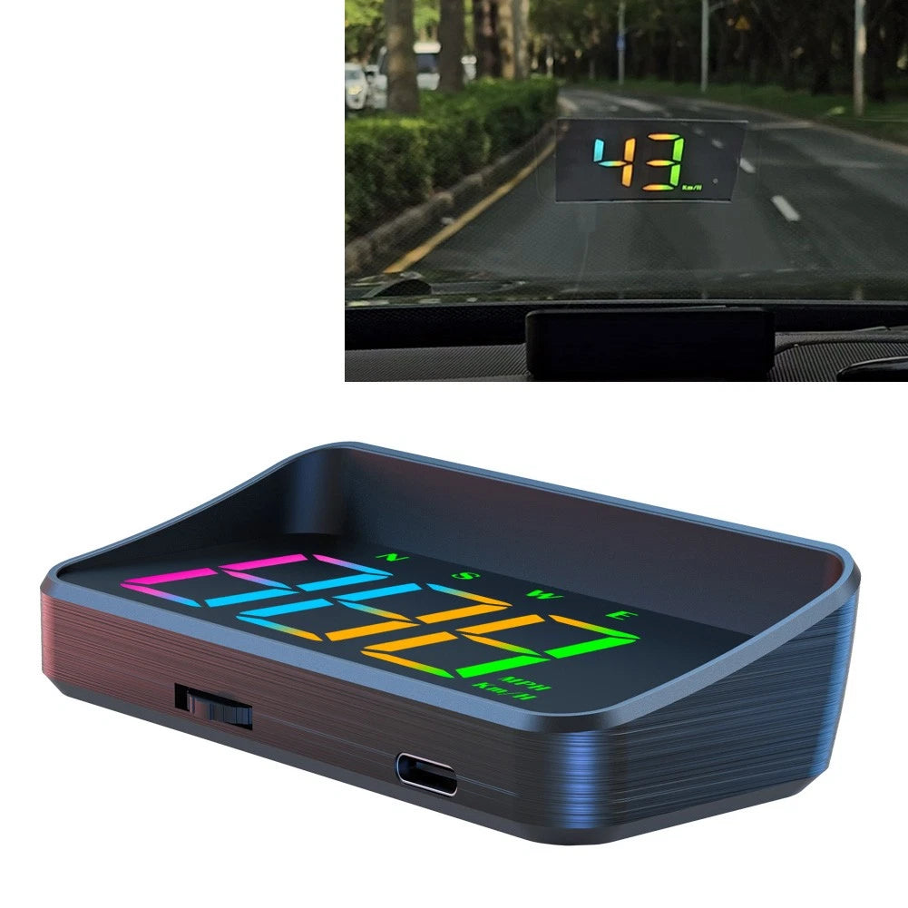 HUD Color Digital Auto GPS Speedometer for Universal Vehicles (2010–2023)