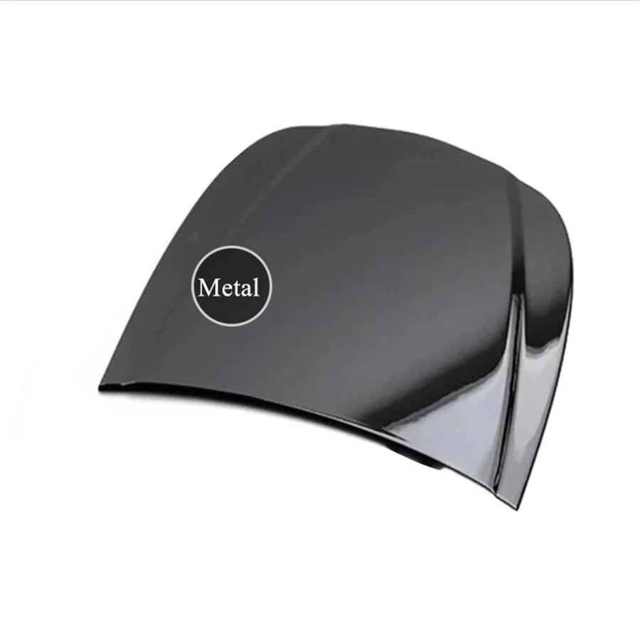 Small Mini Black Car Hood Vinyl Wrap Display Model