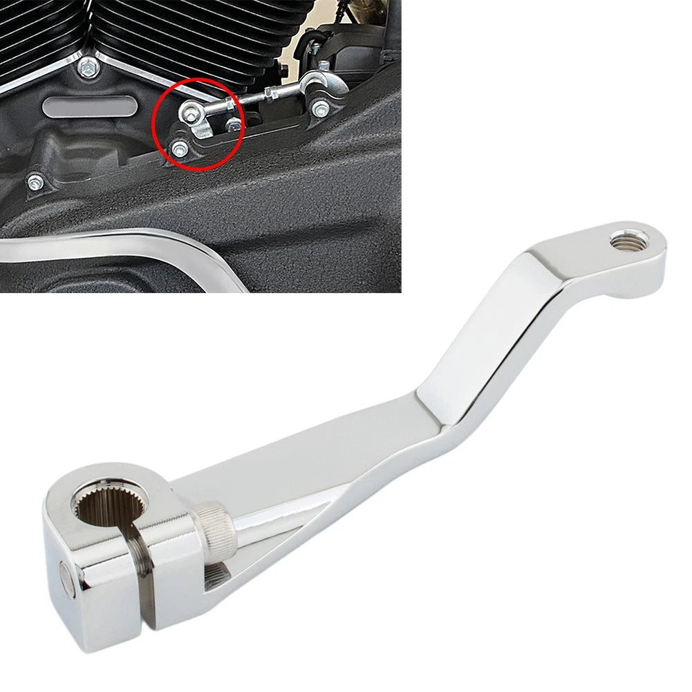 Chrome Inner Transmission Shift Lever for Harley M8 Softail Low Rider (2018–2024)