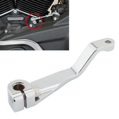 Chrome Inner Transmission Shift Lever for Harley M8 Softail Low Rider (2018–2024)