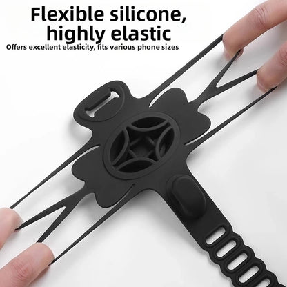 Adjustable Silicone Bike Phone Holder for Various Handlebars