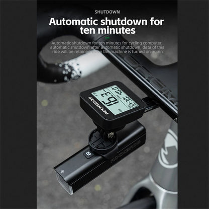 ROCKBROS GPS Bike Computer Waterproof Cycling Wireless Speedometer Professional