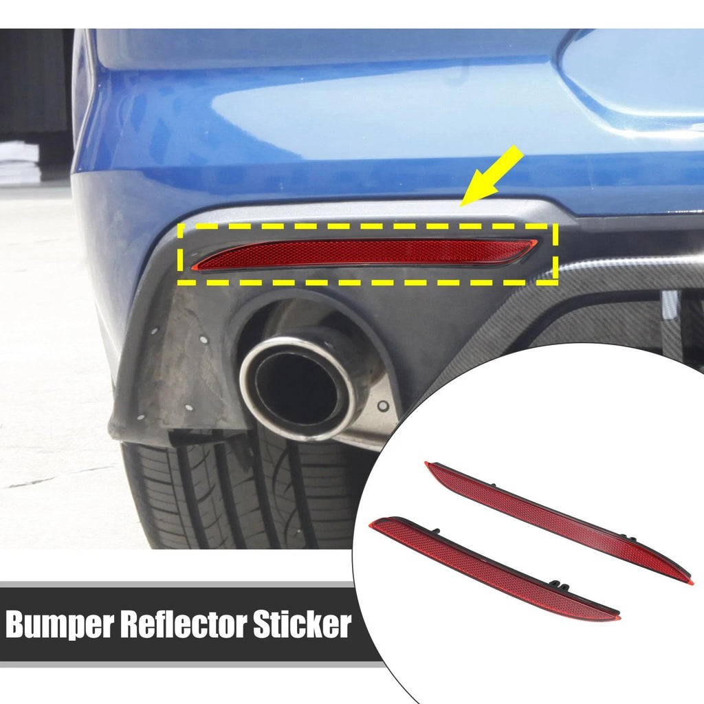 Bumper Reflector Sticker Pair Replacement for Ford Mustang (2015–2017)