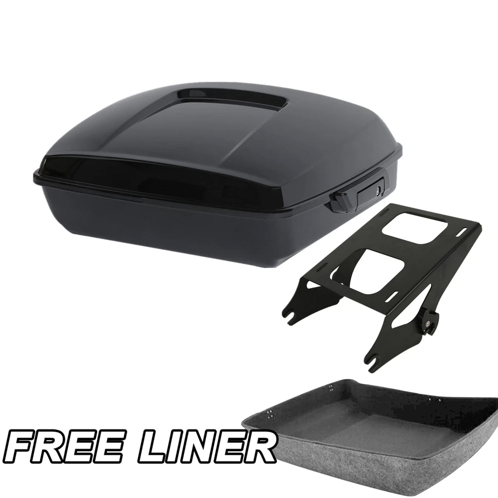 Chopped Trunk Mount Rack for Harley Touring Road Glide (2014–2025)
