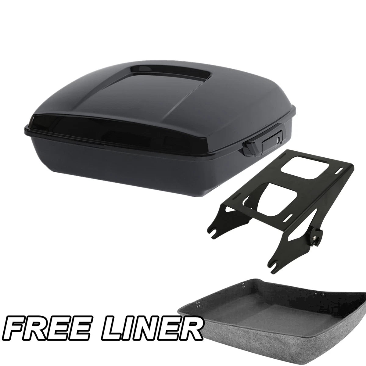 Chopped Trunk Mount Rack for Harley Touring Road Glide (2014–2025)
