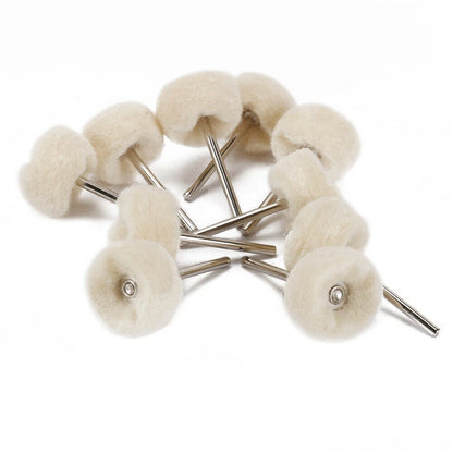 3mm Soft Polishing Brush Buffing Wheel Set for Jewelry Tool (10 Pack)