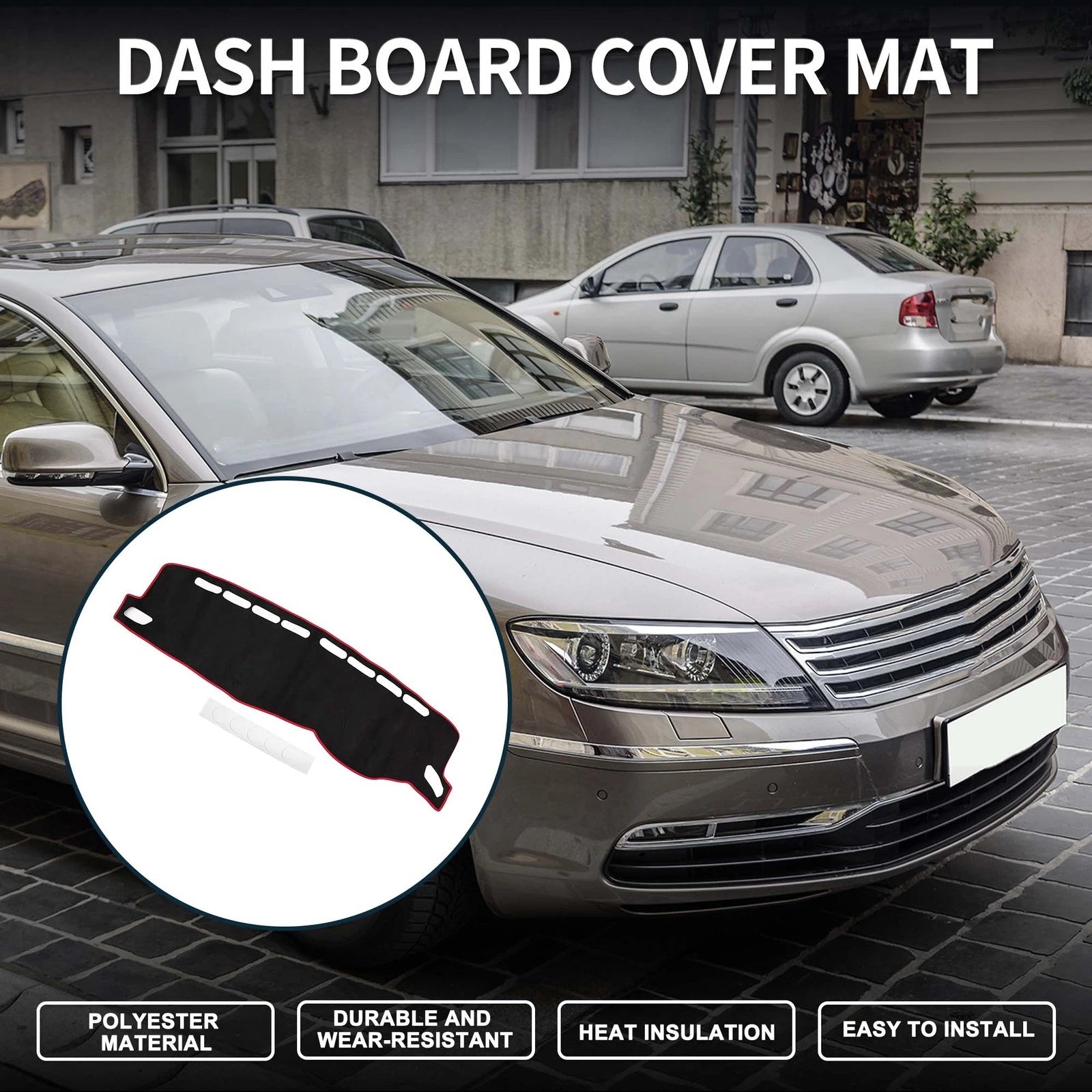 Dashboard Dash Cover Mat for Volkswagen T-Roc (2018–2023) Sun Protector Pad