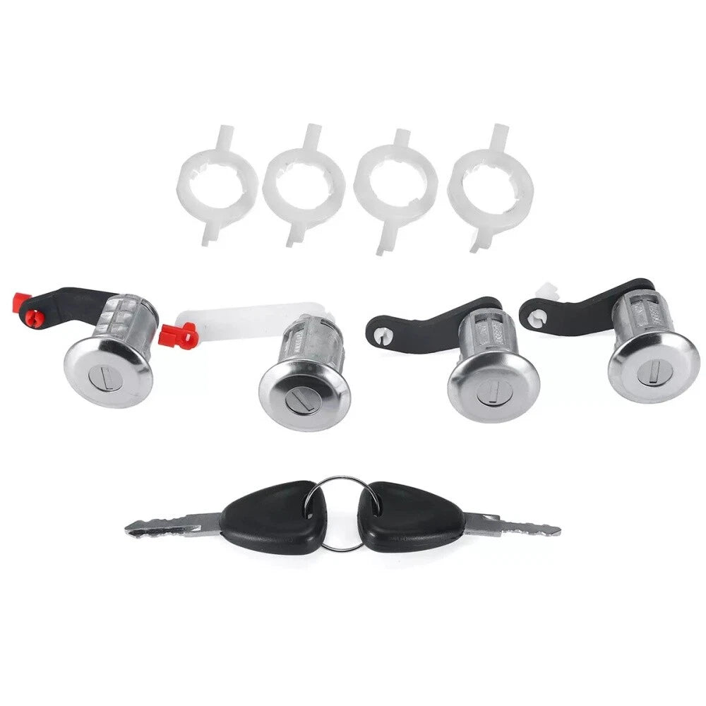 Door Lock Barrel Cylinder & Key Set for Renault Master 2, Opel Movano 2 (1998–2009)