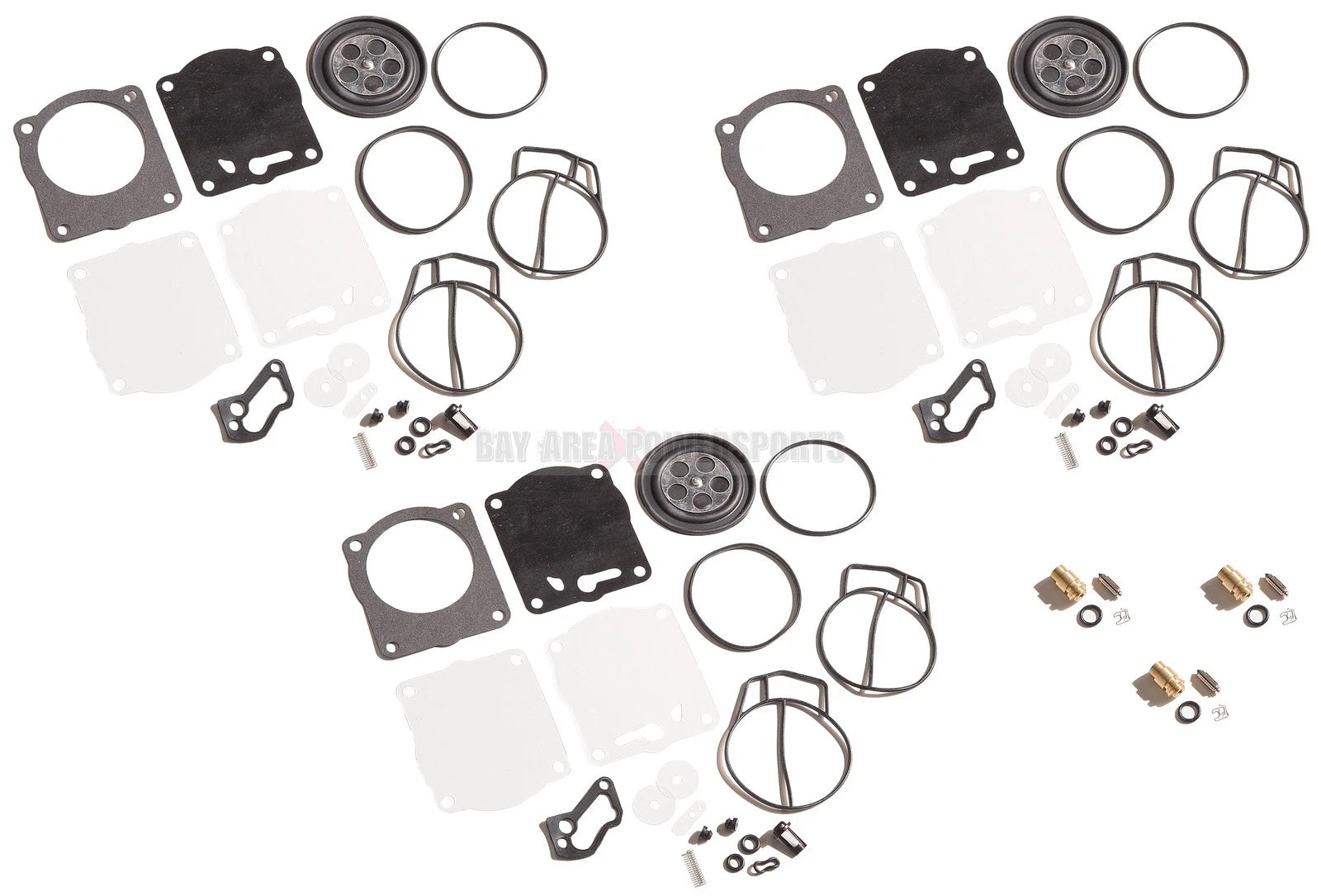 Carburetor Rebuild Kit & Needle Seats for Yamaha GP1200R (2000–2002)