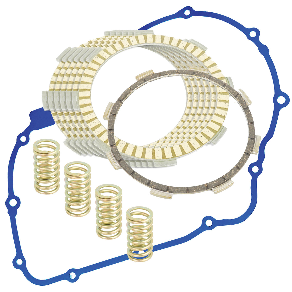 Clutch Friction Plates and Gasket Kit for Honda VTR250 Interceptor (1988–1990)