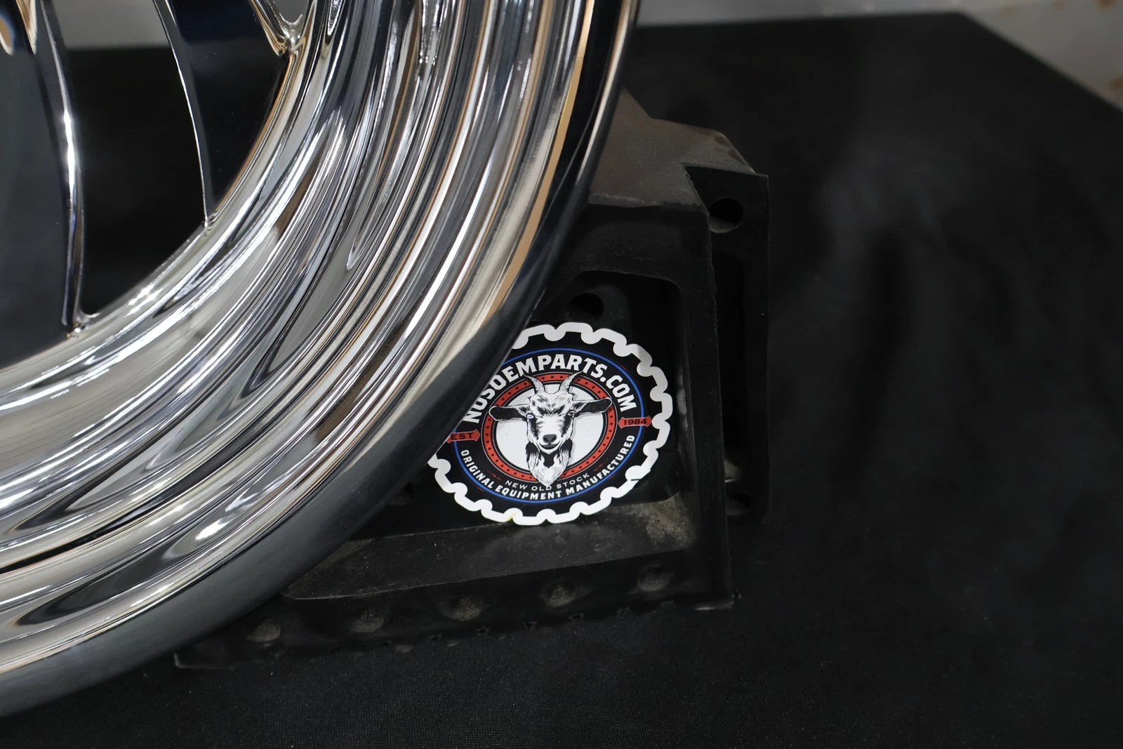OEM Chrome Typhoon Rear Wheel for Harley-Davidson Softail FX (2008–2017)