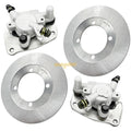 Front Brake Calipers w/Rotors for Suzuki King Quad 400 (2008–2020)