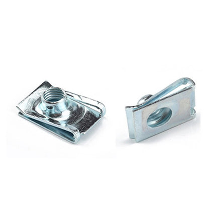 10PCS M6 Car Clip Nuts for Universal Applications (304 Stainless Steel)