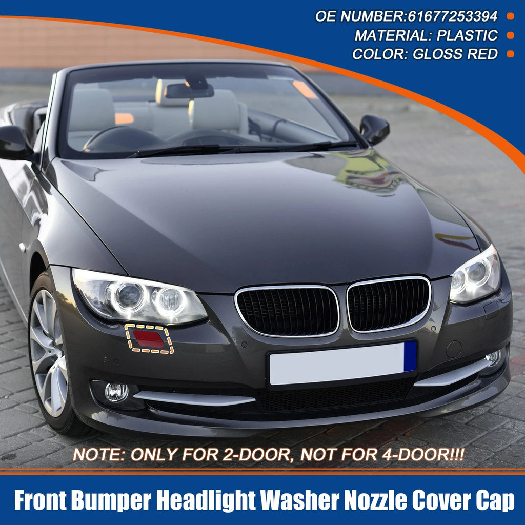 Front Right Bumper Washer Nozzle Cover Replacement for BMW E92 (2011–2013)