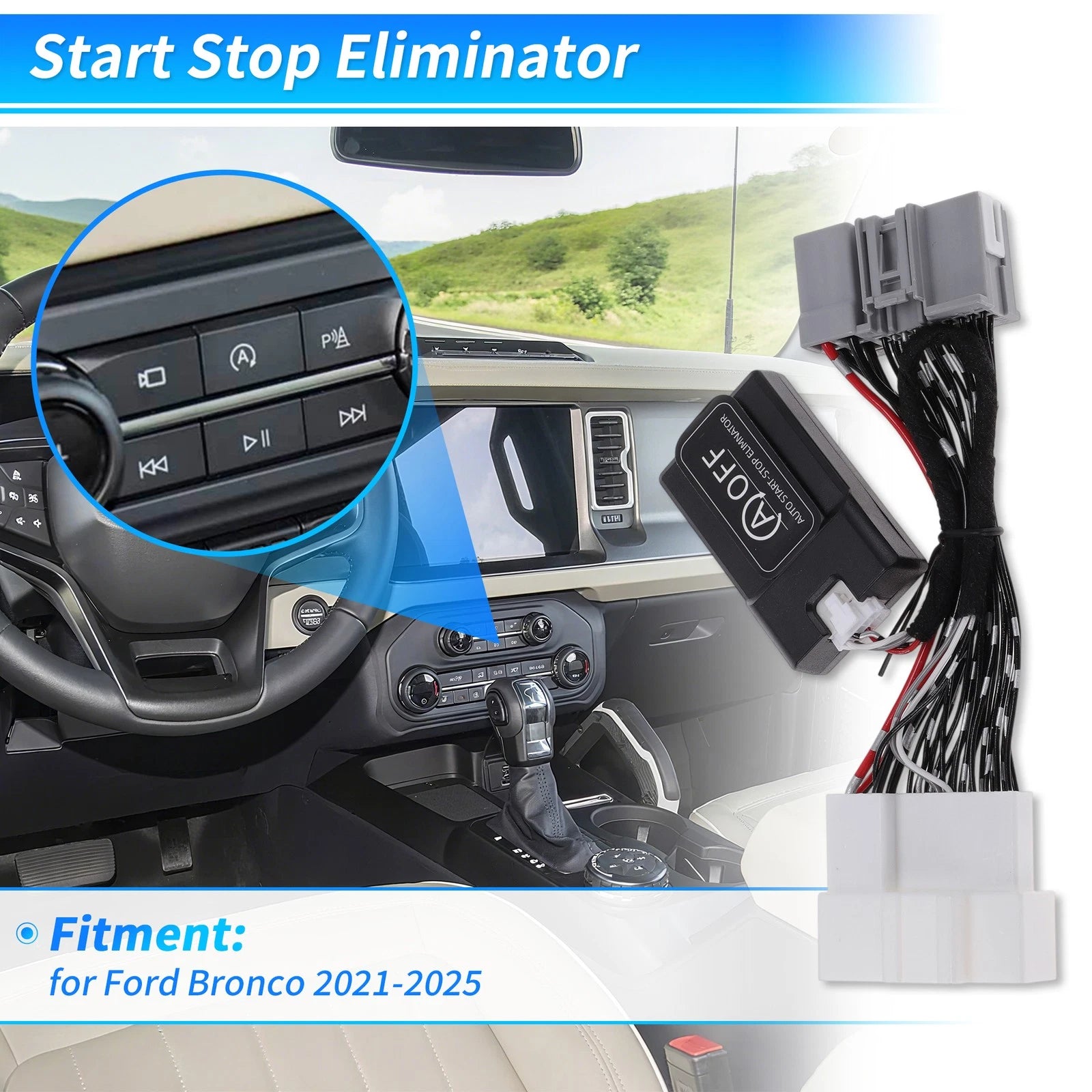 Auto Start Stop Eliminator for Ford Bronco (2021–2025)
