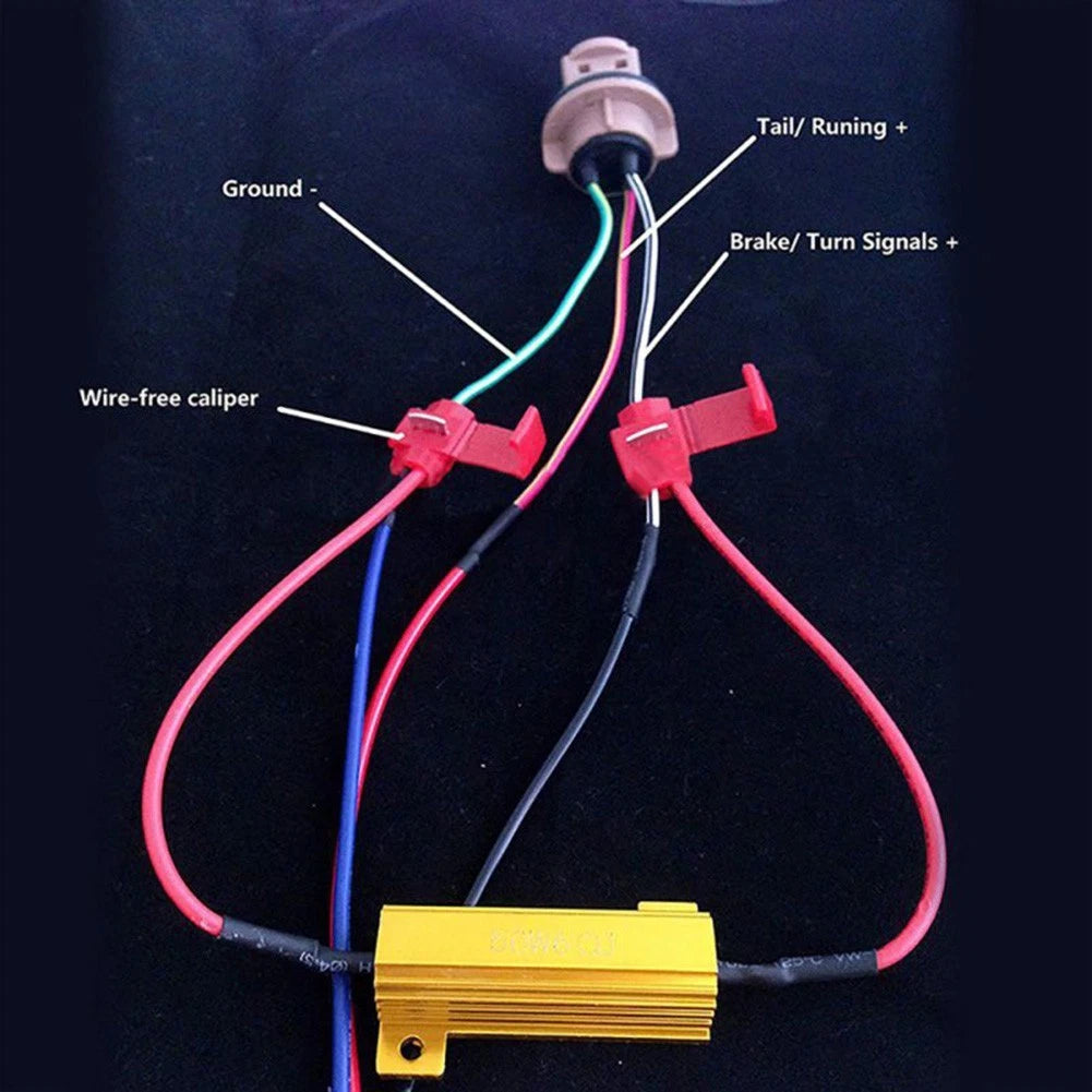 50W 6 Ohm Load Resistor for Universal Turn Signal (Error Flash Fix)
