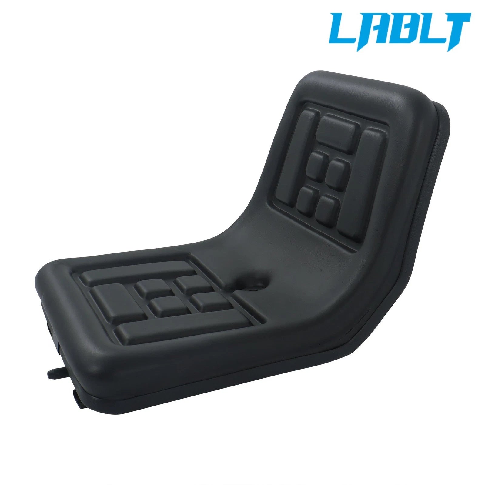 Universal High Back Mower Seat for Lawn Equipment (Durable, Black)