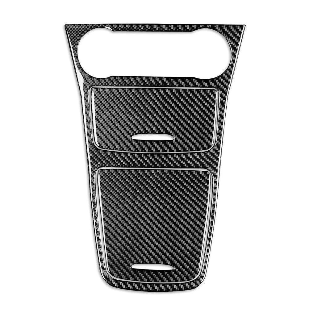 3X Carbon Fiber Interior Center Console Trim for Benz A Class W117 (2013–2018)