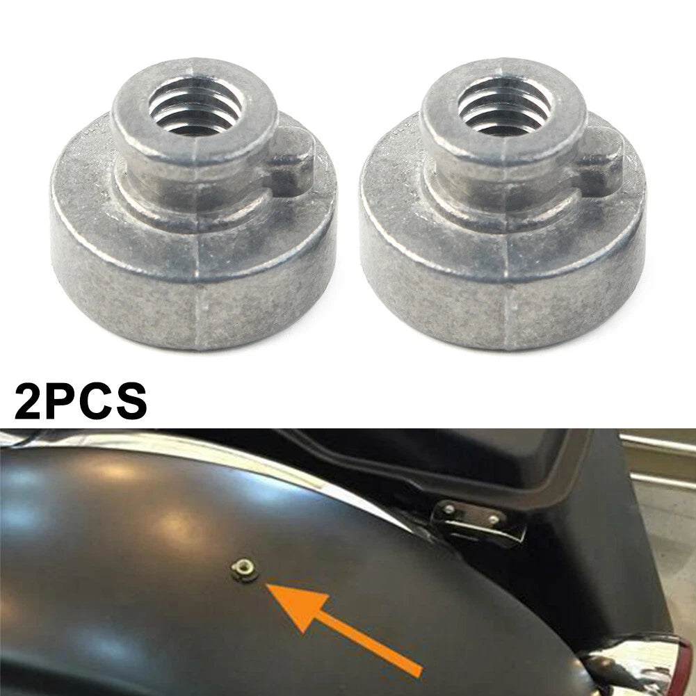 Fender Passenger Seat Bolt Tab Screw Nut Cover for Harley (1996–2021)