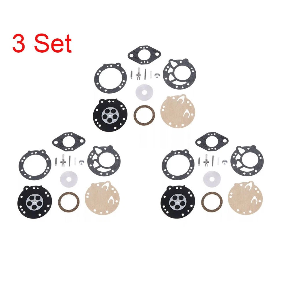 Set of 3 Carburetor Diaphragm Kit for Zama RB-42 Stihl 08 08S 070 090 TS350 TS360
