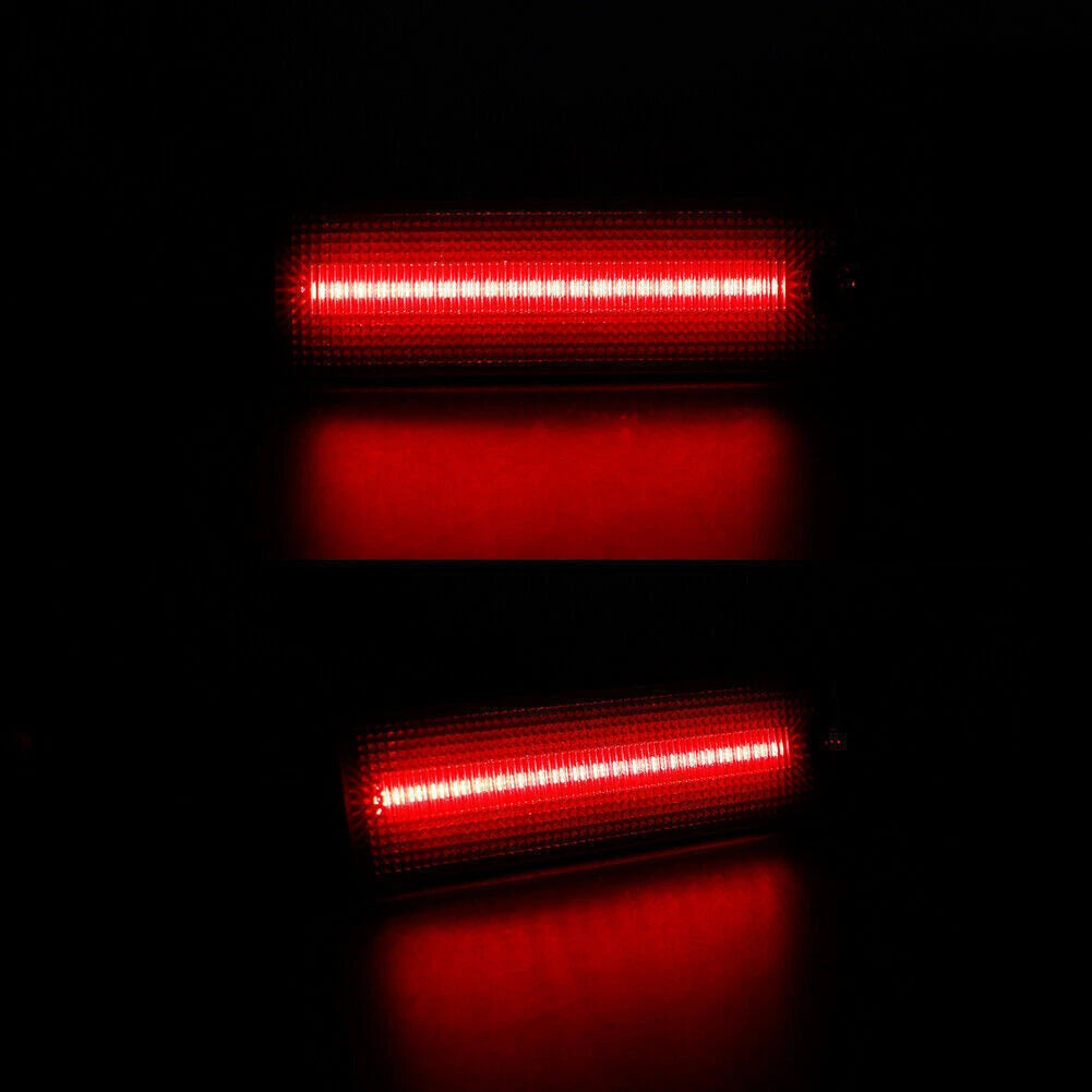 2X Smoked LED Rear Bumper Side Marker Lights for Chevrolet Camaro (1993–2002)