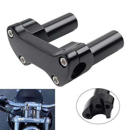 3.5" Straight Handlebar Riser & Top Clamp for Harley Dyna Tour Road Glide
