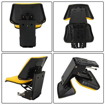 T333YL Yellow Tractor Suspension Seat for John Deere (Fits )