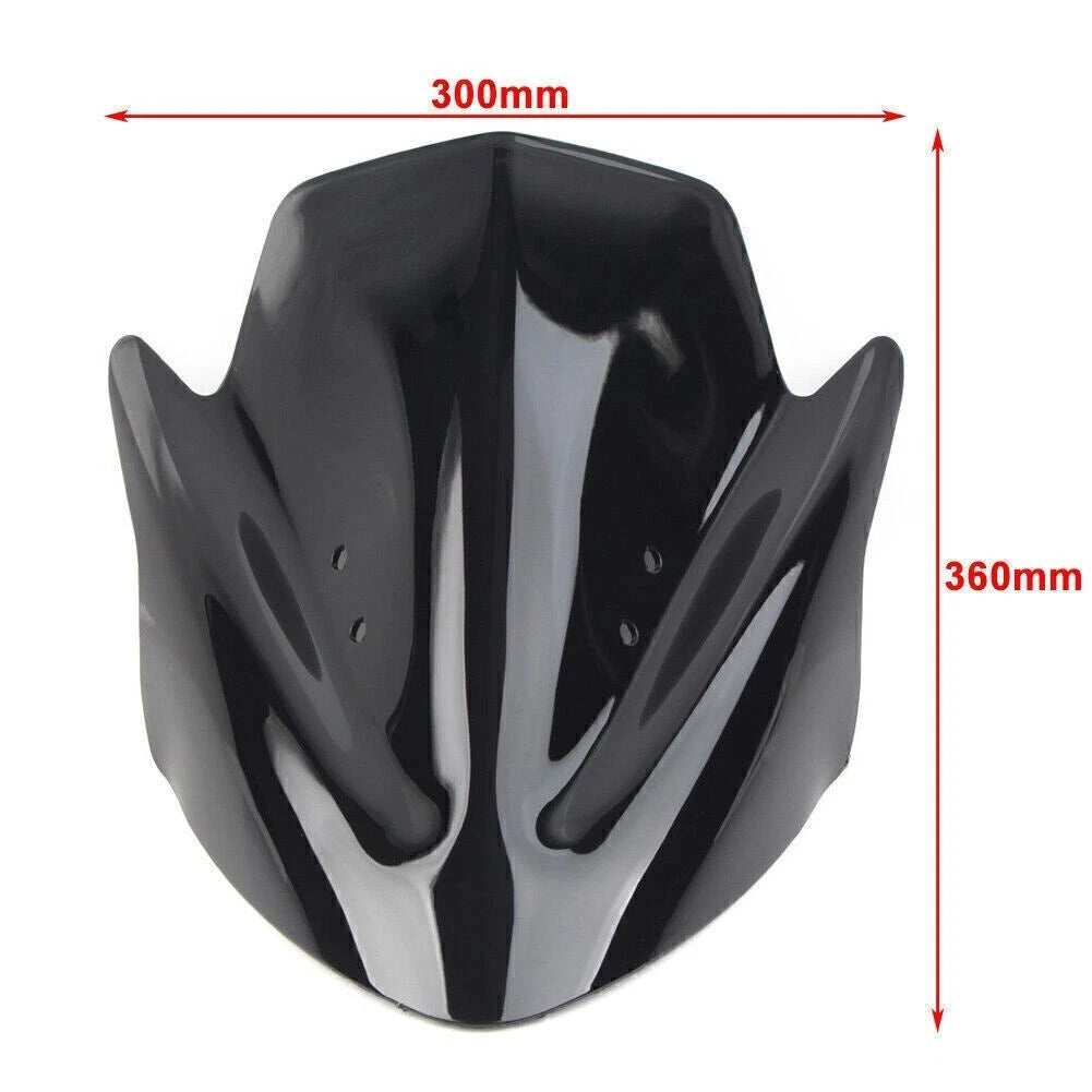 Windshield for Kawasaki ER-6N ER6N (2012–2016) Black