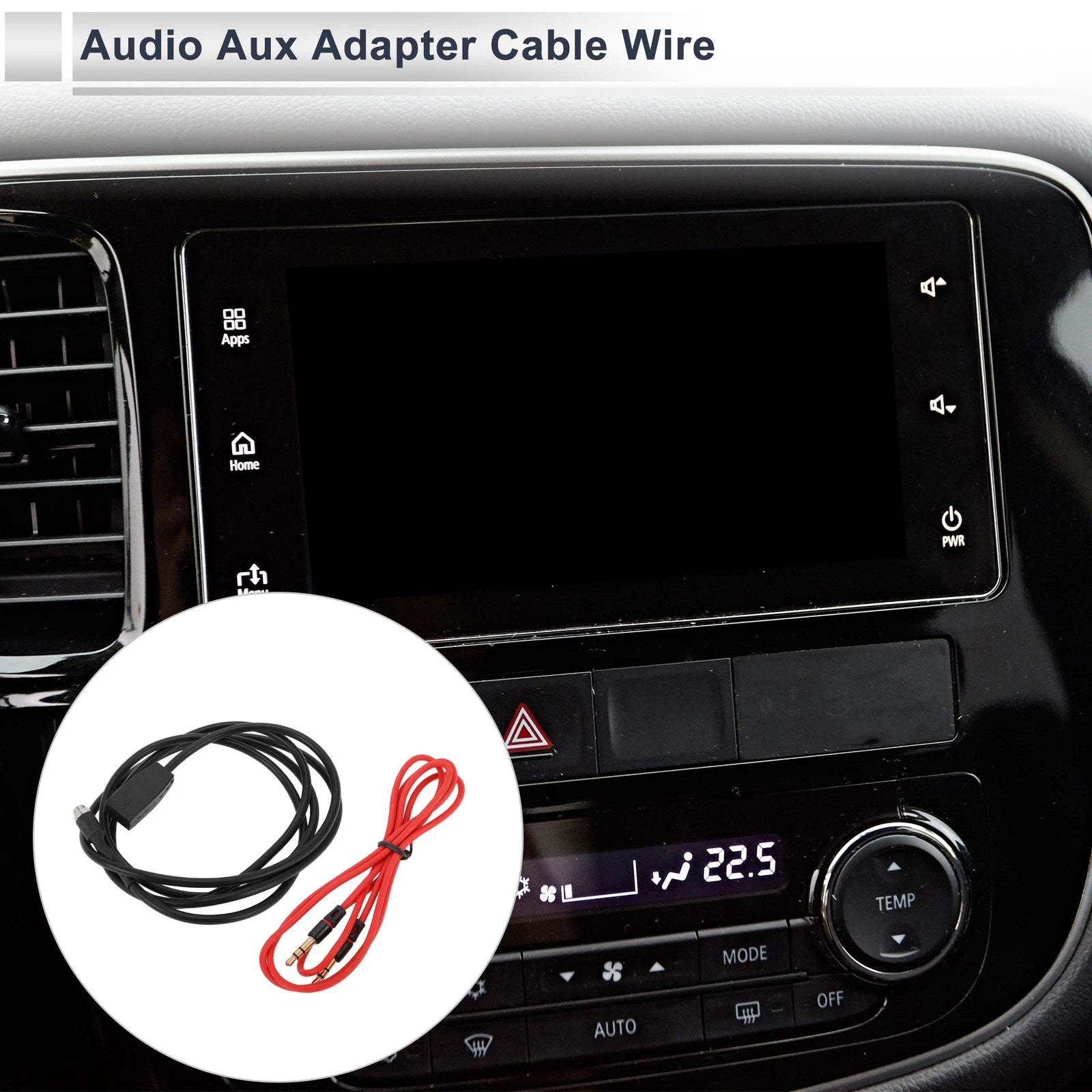 Audio Aux Adapter Cable for BMW E39 E53 Stereo 3.5mm Male (1995–2006)