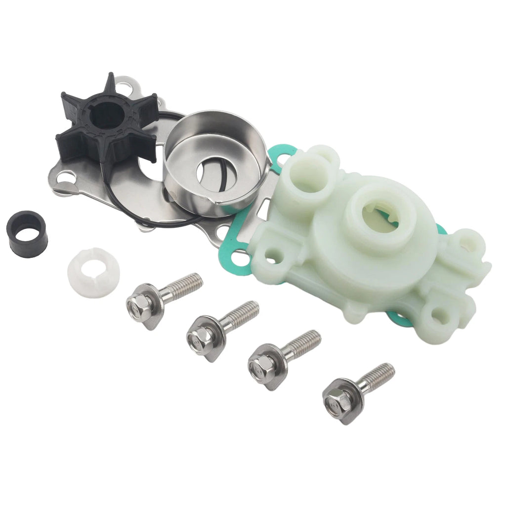 Water Pump Repair Kit for Yamaha 4-Str 25 30 40 HP Outboard Motor (N/A)