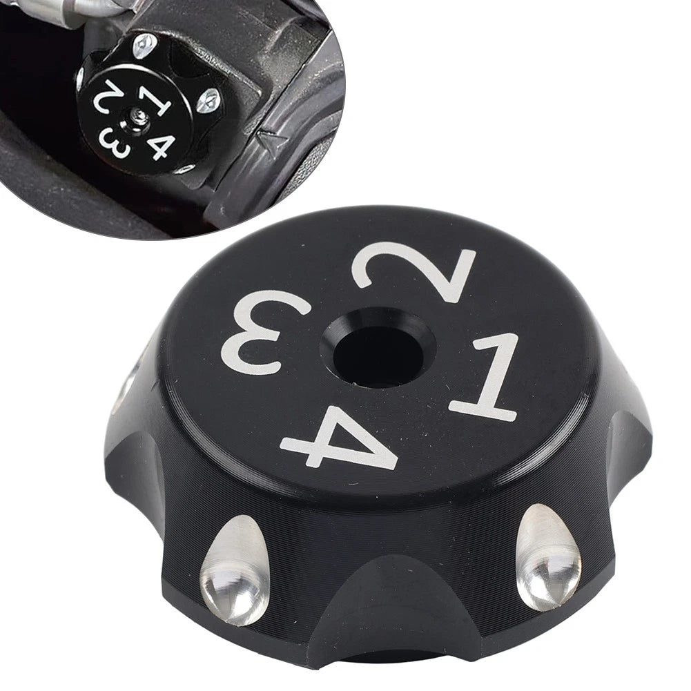Black Shock Suspension Setting Adjuster Decoration Cap For Can Am Ryker 600 900