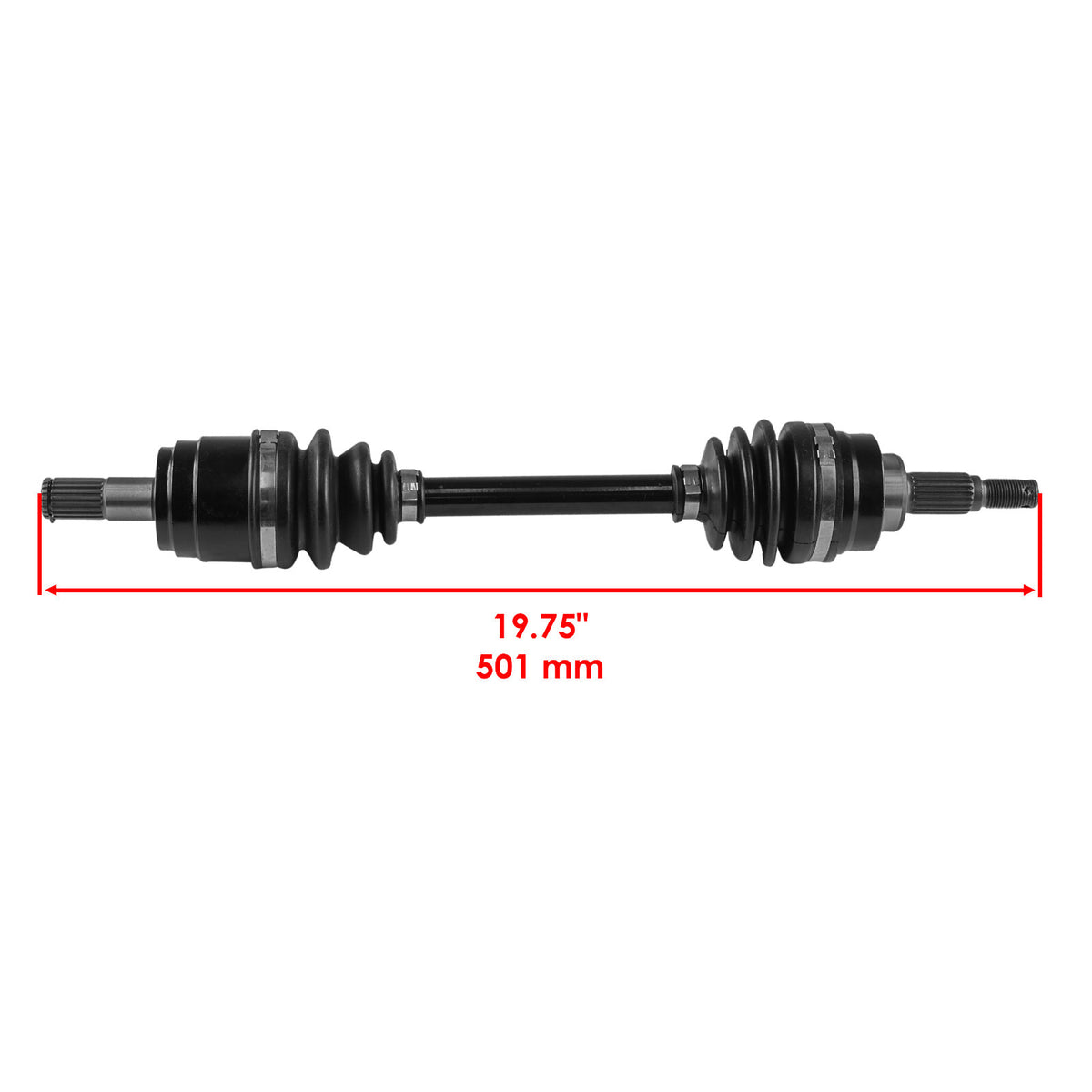 Front and Rear Complete Axles Kit for Honda Rincon 680 TRX680FA (2006–2023)