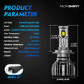 H7 LED Headlight Bulbs Kit for 30000LM 6500K