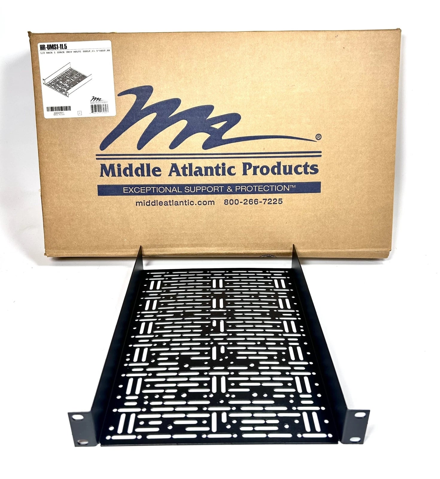 1/2 Rack Universal Mounting Shelf 11.5'' for Middle Atlantic HR-UMS1-11.5
