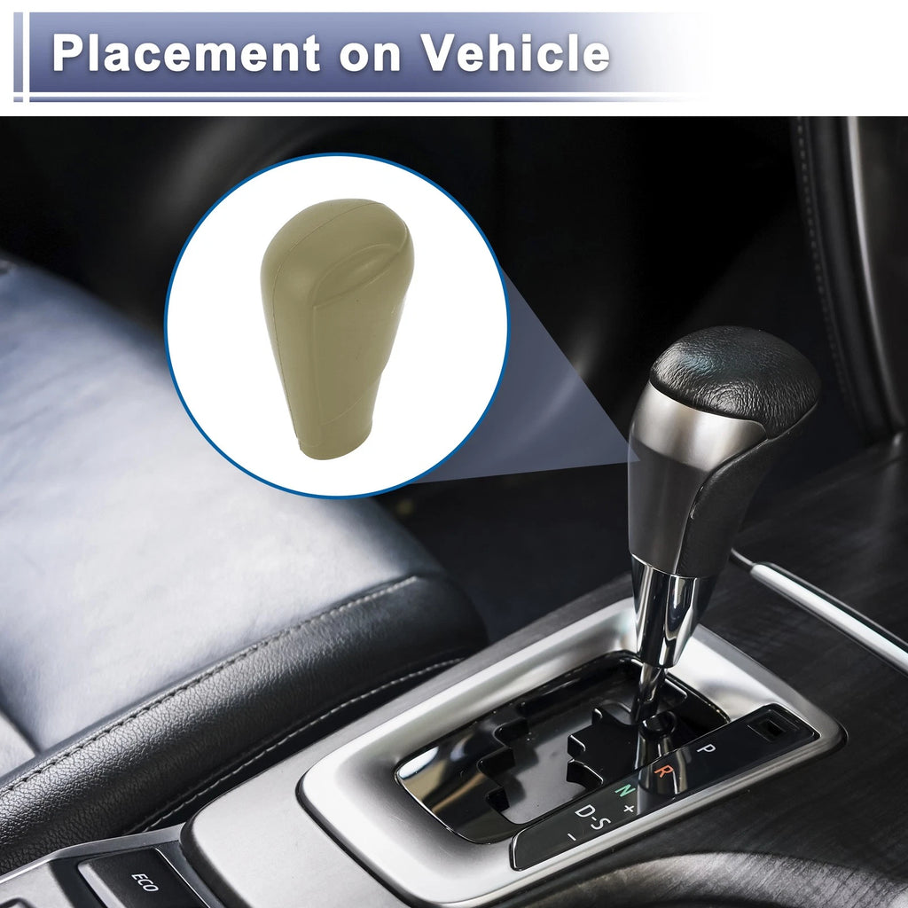 Automatic Gear Shift Knob Cover Beige Silicone for Mazda 3 (2014–2019)