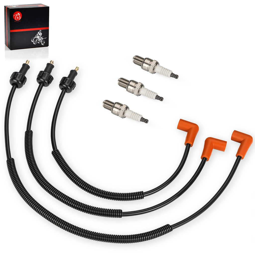 Set of 3 Ignition Coil Wires for Polaris Virage TX Genesis SLTX SLX Pro 1200 (1999–2002)