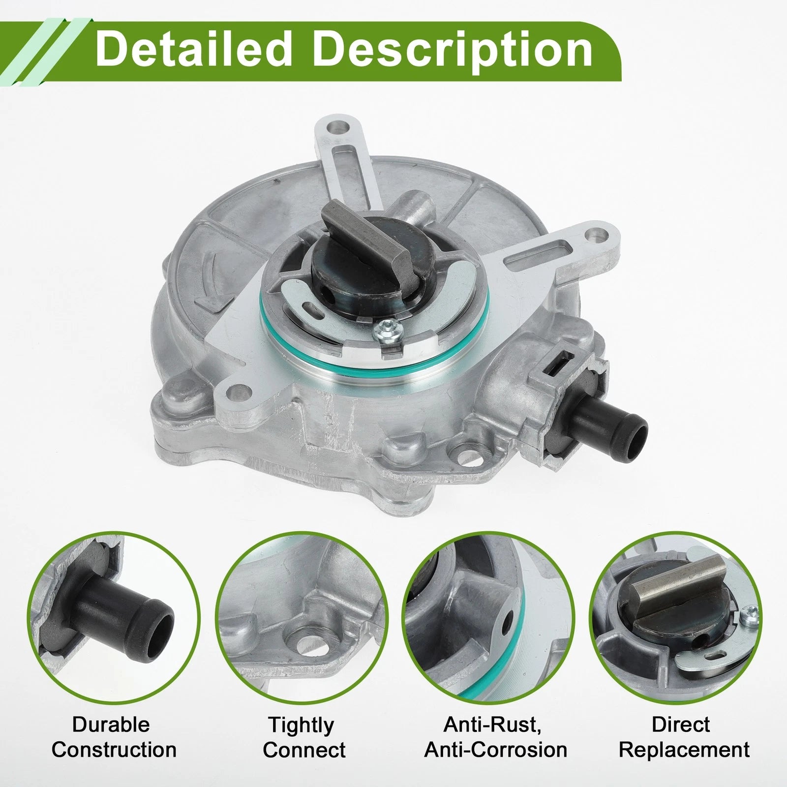 Brake Vacuum Pump No. 06E145100B for Audi A4 (2005–2009) 1 Pc