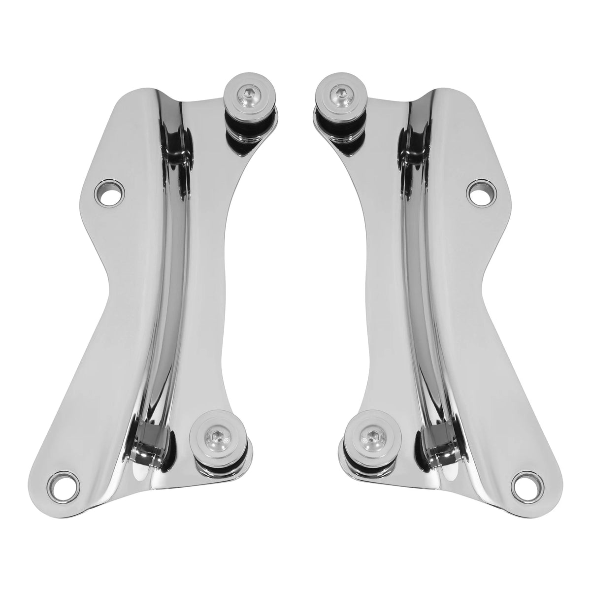 Chrome 4 Point Docking Hardware Kit for Harley Davidson Touring (2014–2026)