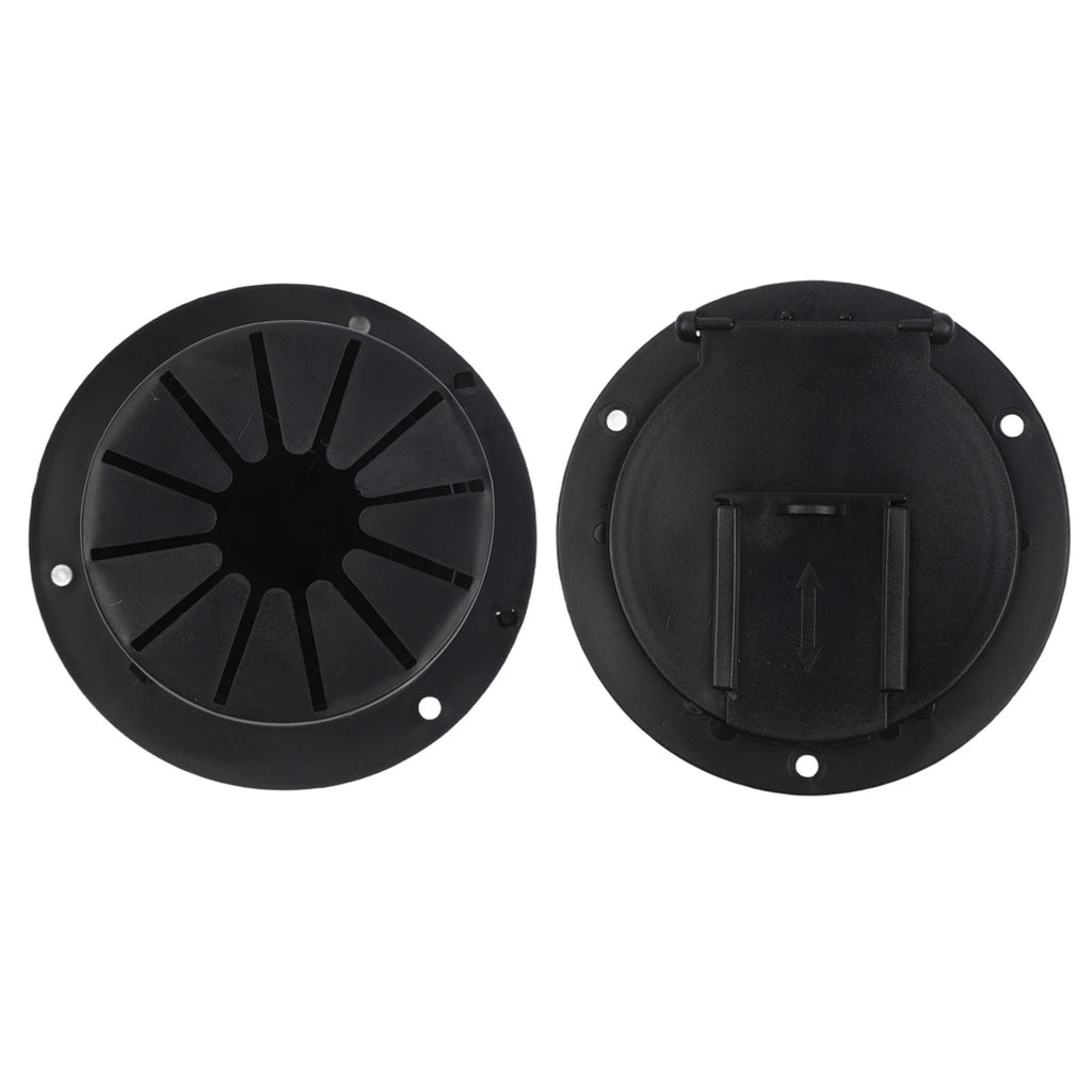 Round Hatch Cover for RV Cable Compartment (Trailers, Yachts, Campervans)