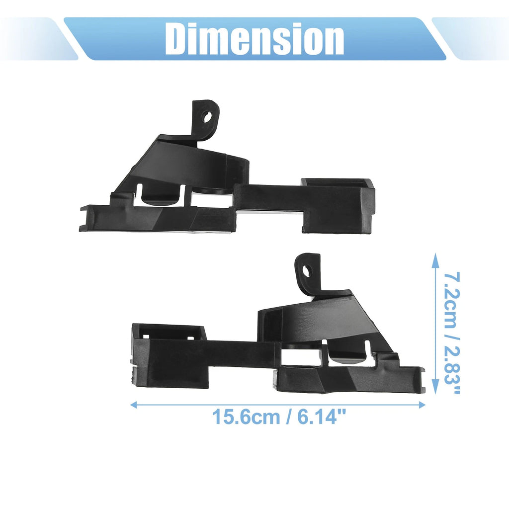 Front Bumper Mounting Support Bracket Pair for BMW 325i (2002–2005)