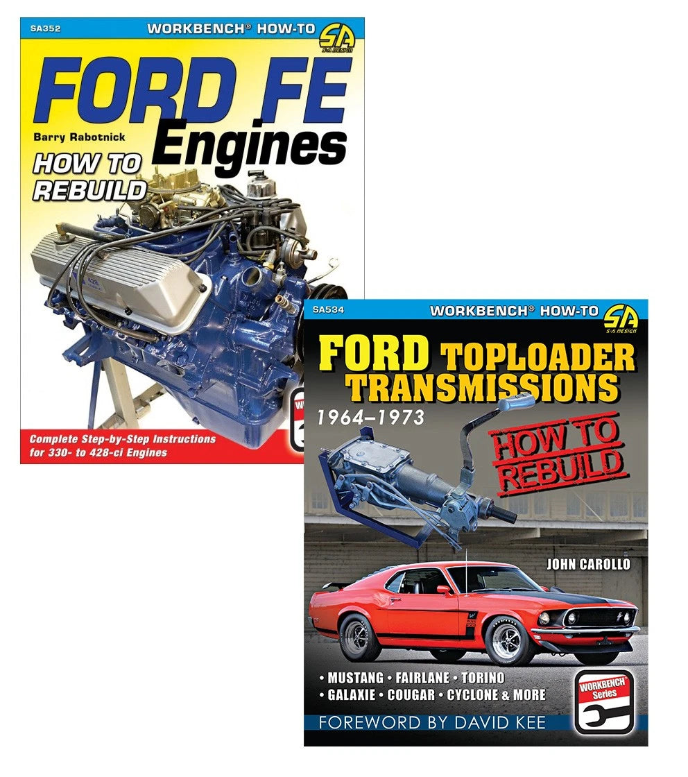 2 Book Guide Set for Ford FE Engines & Toploader Transmissions