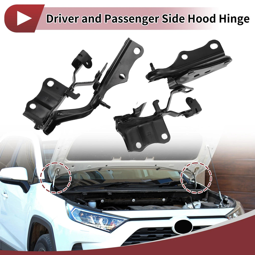 Hood Hinge Bracket for Lexus ES300h 2019–2022 Front Bonnet Pair