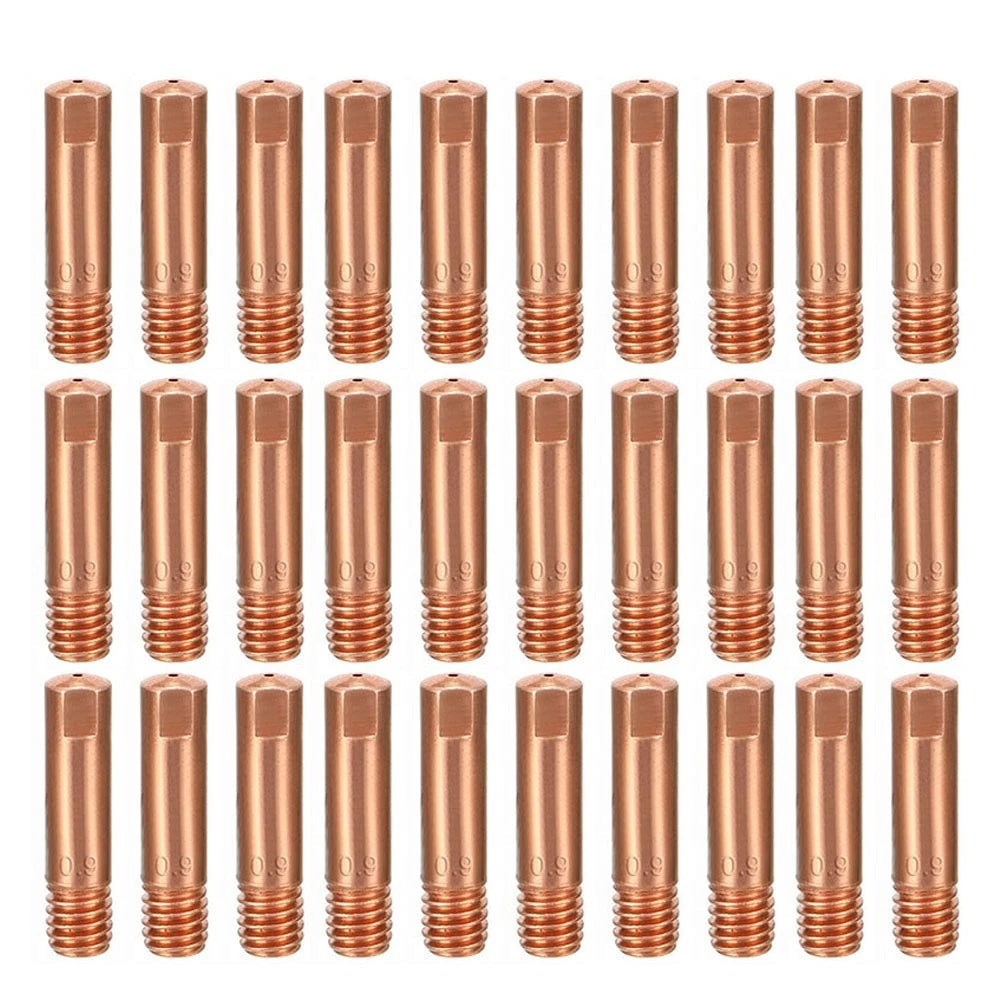 Set of 30 Copper Welding Tips for Mig Applications with 15AK Torch