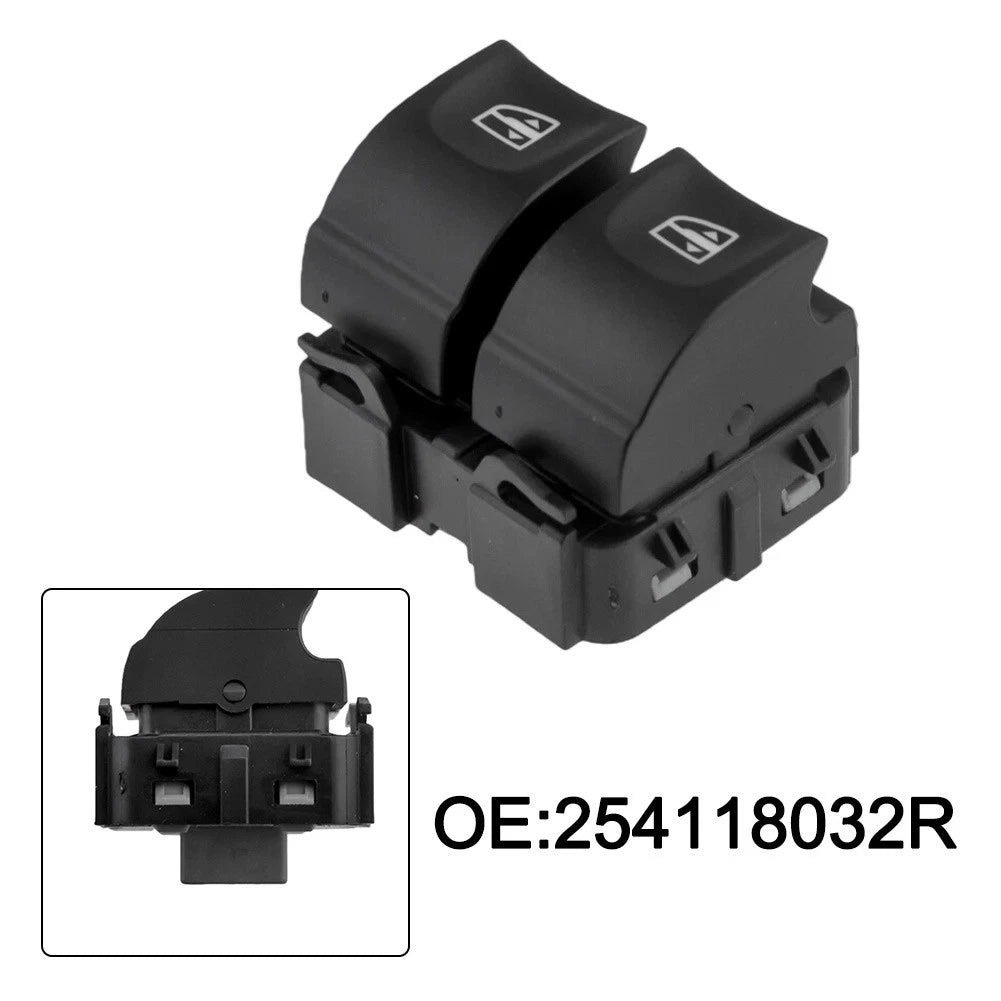 ABS Plastic Window Switch for Renault Clio (2012–2016) 254118032R