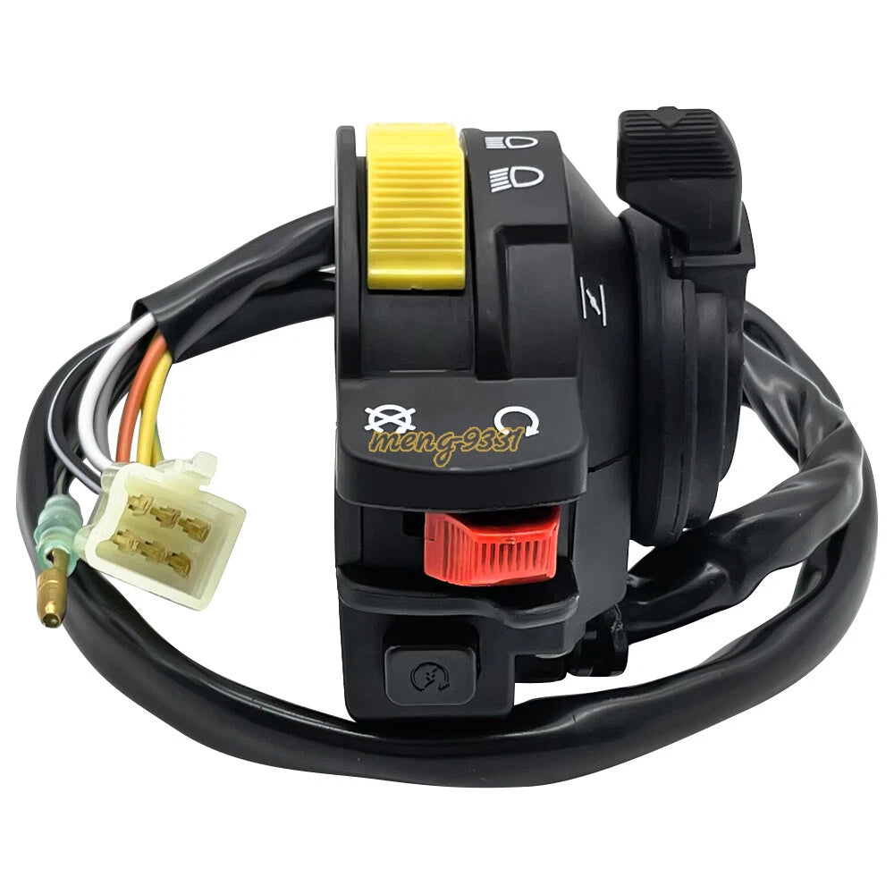 Handlebar Start Run Stop Light Choke Switch for Suzuki LTF250 (1987–1998)
