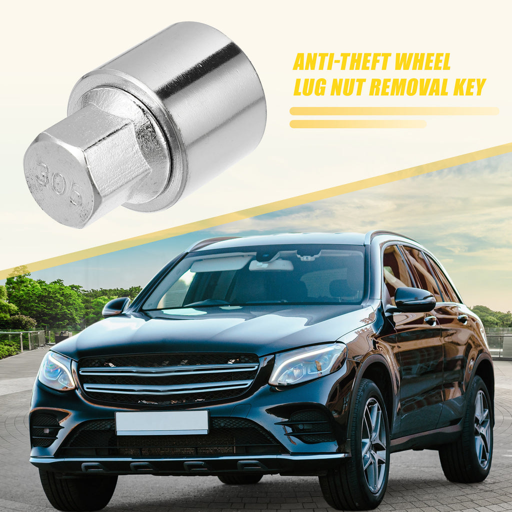 Wheel Lock Lug Nut Set with Protector for Mercedes Benz (2005–2015)